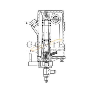 803004504 Hand pump XCMG RP603 paver parts