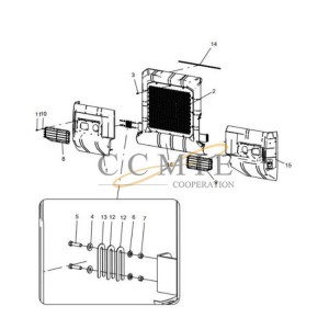 331409615 front deck assembly XCMG mining truck spare parts