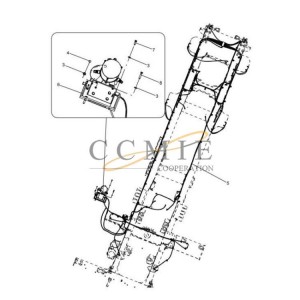 331410545 centralized lubricating system XCMG mining truck spare parts
