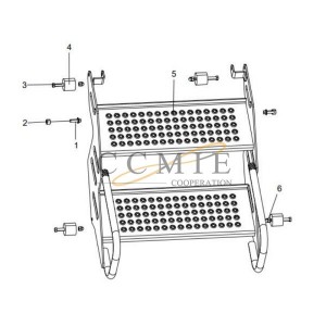 200604400 outer cover XCMG RP603 paver parts