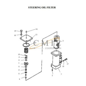 GB5783 bulldozer bolt M14x40 Pengpu PD220Y-1 PD320Y-2 steering oil filter parts