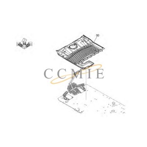 1035919 Floor mat HITACHI EX890LCH HYDRAULIC EXCAVATOR  spare parts