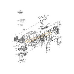 XB00001063 Relay HITACHI EX890LCH HYDRAULIC EXCAVATOR  spare parts