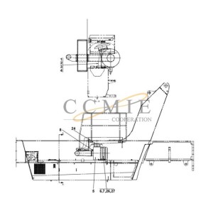 Kalmar A42872.0100 reach stacker air cleaning system spare parts
