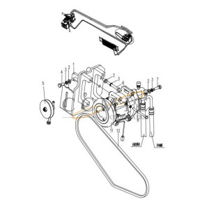 800309027 B groove tensioner XE265C XCMG excavator spare parts