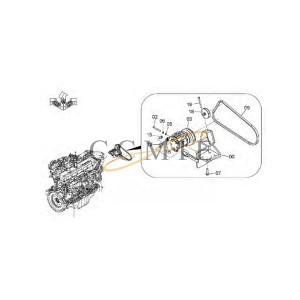 4709228 Compressor HITACHI EX890LCH HYDRAULIC EXCAVATOR  spare parts