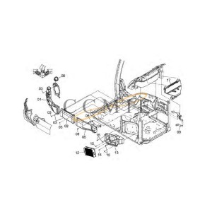 7058363 Catheter HITACHI EX890LCH HYDRAULIC EXCAVATOR  spare parts