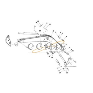 A820101322531 light stand Sany excavator spare parts