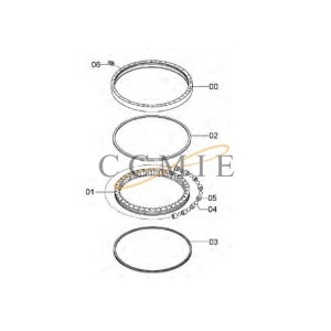 YB60000671 slewing bearing  HITACHI EX890LCH HYDRAULIC EXCAVATOR  spare parts