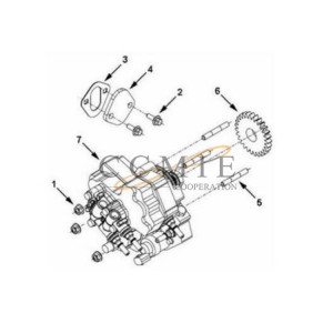 FP92331ZZ D4988595 fuel pump XCMG motor grader parts