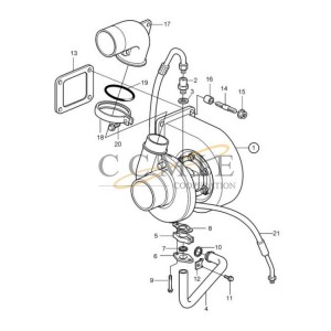 923976.0153 reach stacker turbo spare parts