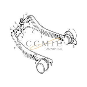 803172153 hose assembly XE265C XCMG excavator spare parts
