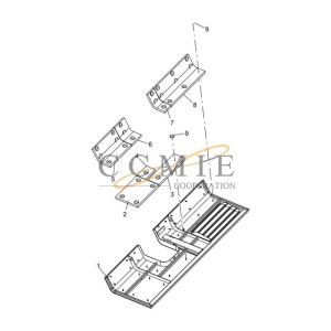 200604616 Front cover XCMG RP603 paver parts