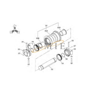 4478069 shaft HITACHI EX890LCH HYDRAULIC EXCAVATOR  spare parts