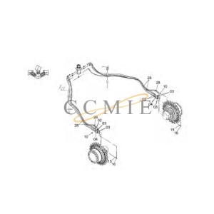 4055312 Cable Tie HITACHI EX890LCH HYDRAULIC EXCAVATOR  spare parts
