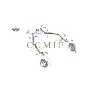 4639452 hose HITACHI EX890LCH HYDRAULIC EXCAVATOR  spare parts
