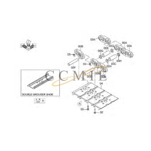 4218740 Track shoe bolt HITACHI EX890LCH HYDRAULIC EXCAVATOR  spare parts