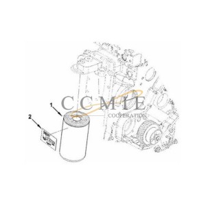 C3937736 lub oil filter cartridge XCMG motor grader spare parts