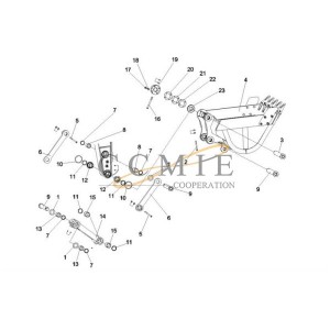 B230101000622 DSI dust ring Sany excavator spare parts