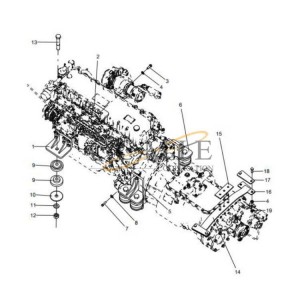 331411000 XCMG cushion mining truck spare parts