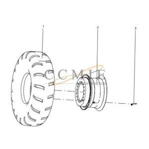 331403376 outer wheel assembly XCMG mining truck spare parts