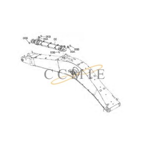 YA00028292 Arm Cylinder HITACHI EX890LCH HYDRAULIC EXCAVATOR  spare parts
