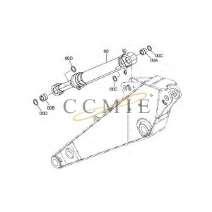 4251767 Dust Ring HITACHI EX890LCH HYDRAULIC EXCAVATOR  spare parts