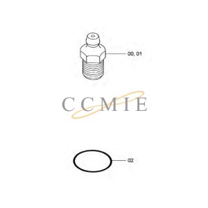 4187328 O-ring HITACHI EX890LCH HYDRAULIC EXCAVATOR  spare parts