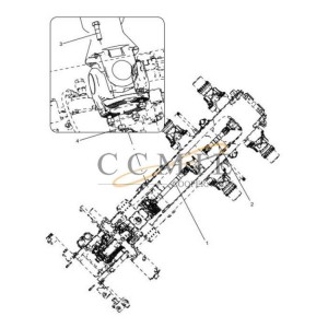 800363883 transmission shaft assembly XCMG mining truck spare parts