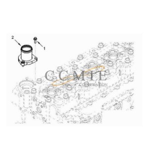 C3943300 XCMG water connection motor grader spare parts
