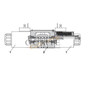 860500272 6-port solenoid valve XCMG RP603 paver parts