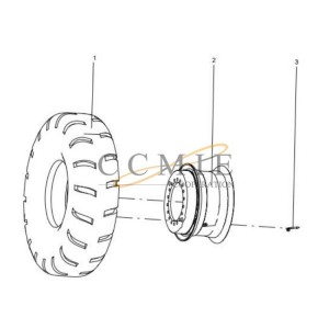 800360909 tire XCMG mining truck spare parts