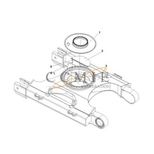 A229900008843 guide wheel assembly Sany excavator spare parts