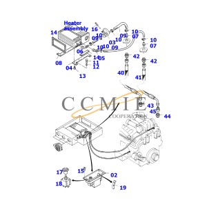 Komatsu hydraulic pump parts PC228 slewing bearing 22U-25-00101