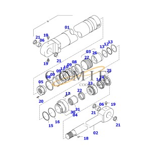 Komatsu hydraulic parts 723-40-71201 400-7 closing valve Komatsu closing valve