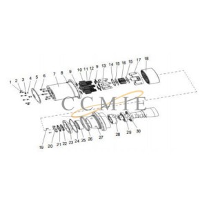 800368994 wheel edge assembly XCMG mining truck spare parts