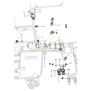 331411192 break assembly XCMG mining truck spare parts