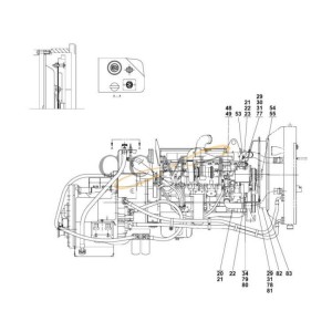 A40300.0300 Cummins QSM11-TE32418 engine cooling system parts