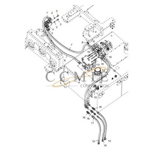 803004016 Gear pump XCMG RP603 paver parts