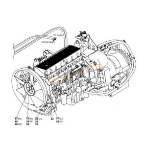 A52874.0200 Cummins QSM11-TE32418 engine cooling system parts
