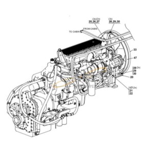 A52874.0200 Cummins QSM11-TE32418 engine cooling system parts