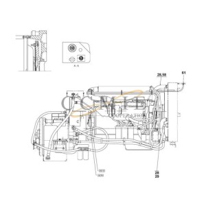 A41665.0300 Volvo TWD1240VE-TE32418 cooling system parts