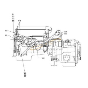 A41665.0500 Volvo TWD1240VE-TE32418 cooling system parts