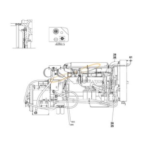 A41665.0500 Volvo TWD1240VE-TE32418 cooling system parts
