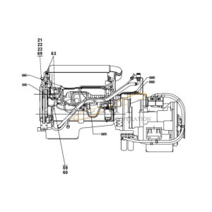 A41665.0600 Volvo TWD1240VE-TE32418 cooling system parts