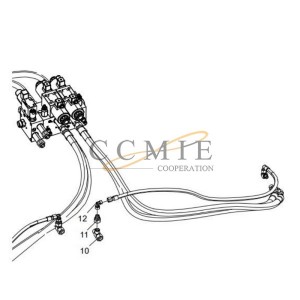 803371320 Hose assembly XCMG RP603 paver parts
