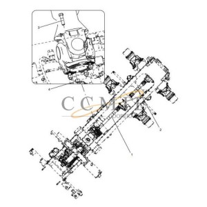 800363883 transmission shaft assembly XCMG mining truck spare parts