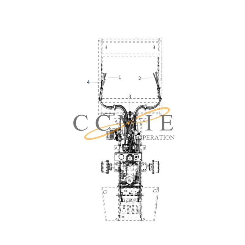 228800854 hydraulic propulsion system parts XCMG XS185 road roller spare parts Featured Image