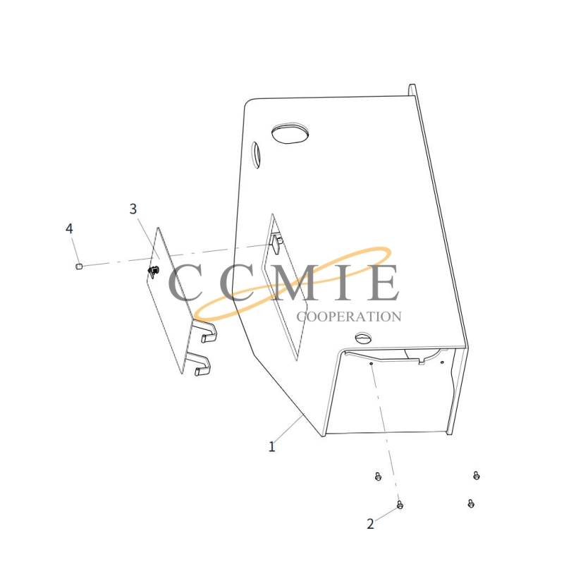 228800801 right box XCMG XS185 road roller spare parts Featured Image