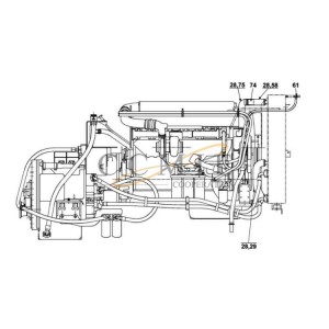 A41665.0900 Volvo TWD1240VE-TE32418 cooling system parts